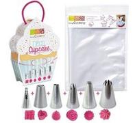 6 douilles et 6 poches à douilles jetables pour Cupcakes Multicolore G