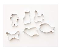 6 emportes-pièces pâtisserie animaux Ecodis