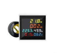 6 en 1 Digital AC Meter Mit LCD Farbdisplay und Speicherfunktion
