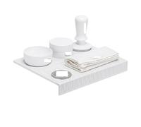 6 EN 1, Kit d'accessoires avec café, distributeur, tapis en silicone pour Café(White 51MM)