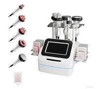 6 en 1 Machine Amincissante Cavitation Ultrasonique Sous Vide Radiofréquence RF Appareil Anti-Cellulite Modeler Beauté du Visage Élimination Graisse pour Sculpter Corps Visage Abdomen Cuisses Bras
