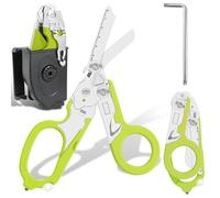 6-en-1 Multifonction Trauma Cisailles avec Étui Pratique, Réponse D'urgence En Acier Inoxydable Cisailles