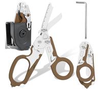6-en-1 Multifonction Trauma Cisailles avec Étui Pratique, Réponse D'urgence En Acier Inoxydable Cisailles