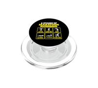 6 étapes de Marathon Course drôle Coureur Marathon 26.2 PopSockets PopGrip pour MagSafe