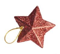 6 Étoiles Pailletées 5cm Décoration Sapin Noël | pour brillance intense, paillettes durables, taille 5cm idéale, lot économique de 6 , style festif(Colorful)