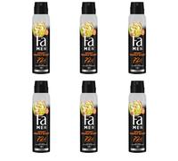 (6) FA MEN ENERGY BOOST SPRAY DÉODORANT ANTI-TRANSPIRANT 150ML 6X150ML...