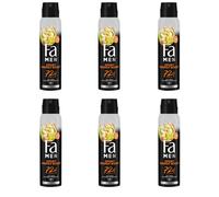 (6) FA MEN ENERGY BOOST SPRAY DÉODORANT ANTI-TRANSPIRANT 150ML 6X150ML LIVRAI...