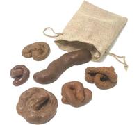 6 Fausse crotte gluante, Fausse Chien Collante Et Pour Farces Et Attrapes, Fausse Chien En Plastique Aspect Réaliste Farce Et Attrape