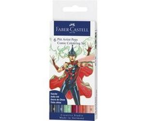 6 Fautres Pitt Artist Pen Comic couleurs G