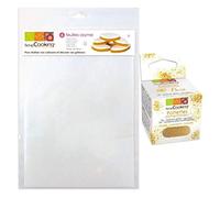 6 Feuilles Azyme pour pâtisserie + paillettes dorées