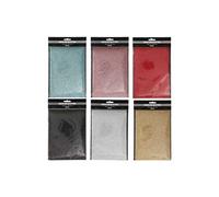 6 feuilles de papier thermocollant pailleté 14,8 x 21 cm -