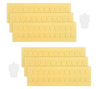 6 Feuilles de Ruban Adhésif Double Face pour Sonny Baby, Autocollants Adhésifs Transparents Ruban Adhésif de Remplacement pour Nano-Colle Mini Figurine Collante pour Poupée Sonny