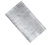 6 Feuilles Isolation Phonique Voiture 30cm Aluminium, , Noir