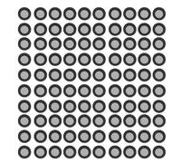 6 Feuilles Marqueur de Référence du Scanner Magnétique 6mm | Feuilles, Diamètre Intérieur 6mm et Extérieur 10mm, pour Applications de Numérisation