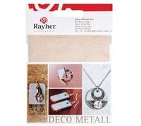 Rayher Feuilles métalliques 9 x 9 cm – 6 feuilles – doré, cuivré, argenté – Multicolore G