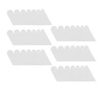 6 Feuilles Protège-ongles en Soie Blanc, Renforcement Fin | Adhère aux Courbes, Protection Délicate, Manucure Soignée, Feuilles, Usage Faux Ongles