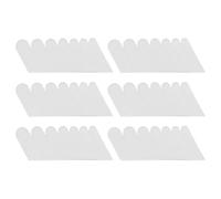 6 Feuilles Protège-ongles en Soie pour Manucure, Blanc | Adhésif, Protection Ongles et Renfort, Épouse les Courbes du Nail, pour Faux Ongles