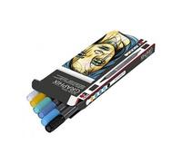 6 feutres aquapen bleu