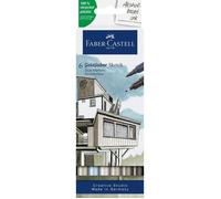 6 feutres de coloriage - A base d'alcool - Double pointes - Architecture - Faber Castell - Goldfaber