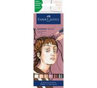 Set de 6 Goldfaber Sketchmarker Faber-Castell Portrait Multicolore G