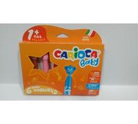 6 feutres de coloriage CARIOCA Baby Teddy Marker dans un étui en carton