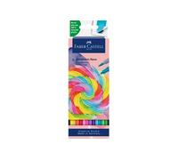 Faber-Castell 164528 - Goldfaber Aqua Dual Marker, Candy Shop, avec pointe pinceau et pointe fineliner, étui de 6 pièces