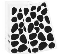 6 feutrine adhésive motif dalmatien pour décorations DIY