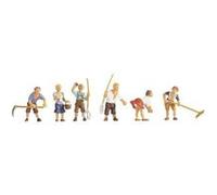 6 Figurines dagriculteurs de montagne NOCH 15618 H0 G
