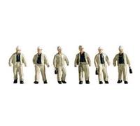 Noch Figurines 15042 – Mineurs pour modélisme ferroviaire – Lot de 6