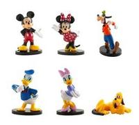 6 figurines disney mickey et ses amis 3.5cm - dekora 350181 Multicolore G