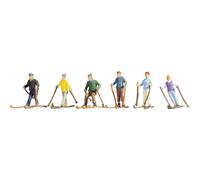 6 figurines Skieurs 15828 H0