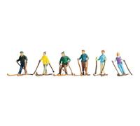 6 Figurines Skieurs 15828 H0-Noch
