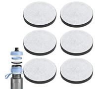 6 Filtres à Eau pour Brita Fill&Go Élimine PFAS Chlore Calcaire Goût Altéré | Rechange Cartouches filtrantes Compatible avec BRITA MicroDisc 2023-2025, Microparticules et Impuretés, Format Disque