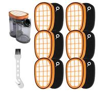 6 Filtres pour Philips SpeedPro Max FC6723 / 01 FC6812 FC6813 FC6822 FC6823 FC6826 FC6901-FC6904 XC8147 / 01 XC8045 / 01 XC7042 / 01 pour Philips FC5005 / 01 avec le nettoyage des brosses de nettoyage