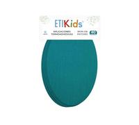 6 Genouxillères couleur Aigue-marine thermocollantes à repasser. Coudières pour protéger vos vêtements et réparer pantalons, vestes, pulls, chemises. 16 x 10 cm.