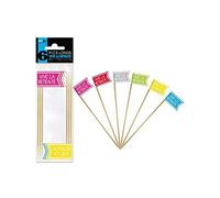 6 Grands Pics avec drapeau - Vive la retraite