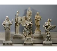 6 grec hiéroglyphe Collection Hestia Aphrodite Hera Athena Artemis Demeter Statue
