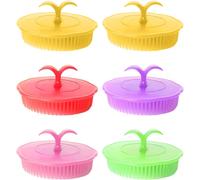 6 Hair Styling Brushes,Scalp Massage Brush,Men's Hair Brush,Round Hair Brush,Detangling Brush For Hair
