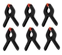 6 Heavy Duty 3 inch Strong Spring Clamps with Metal Spring Market Stalls DIY Workshops by ttool