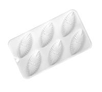 6-Hole 3D Shell Design Pudding Mousse Gâteau Moules Madeleine Dessert Chocolat Silicone Moule Gâteau Décoration Outils pour Gâteau Savon Glacé