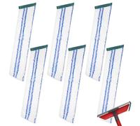 6 Housses de Rechange Housses en Microfibre Compatibles avec Le Lave-Vitres Vileda Profi 2en1, Housses de Nettoyage de Vitres de Haute Qualité (Pas pour la Raclette à Vitres)