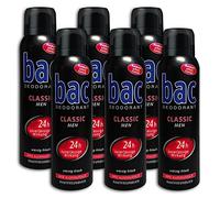 6 Il Paquet Bac Classique Déodorant Derodorant Déodorant en Spray 6 X 150 ML