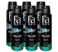 6 Il Paquet Fa Hommes Déodorant en Spray Xtra Cool 6 X 150 ML