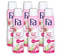 6 Il Paquet Fa Sucre Rose Déodorant en Spray 6 X 150 ML