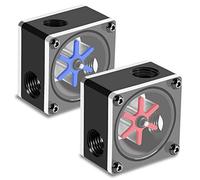 6 Impulseur Indicateur de débitmètre à 3 Voies Filetage G1 / 4 Convient pour Système de Refroidissement par Eau PC