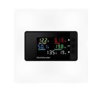 6-in-1 Digital Multimeter for DC 7.5-100V with LED Display, Measures Voltage Current Power up to 20A, Multi-function Energy Monitor