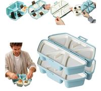 6 In 1 Onigiri Mold, Onigiri Mold 6, Triangle Sushi Molds, Quick To Make, Easy To Store Carry For Seaweed Rices Balls Sushi Musubi (Blue,2 Pcs)