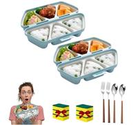 6 in 1 Rice Ball Mold, Triangle Rice Ball Molds, Foldable Multifunctional Triangle Rice Ball Mold, for Making and Storing Sushi, Quick to Make，Easy to Store Carry and Clean (2, Blue)