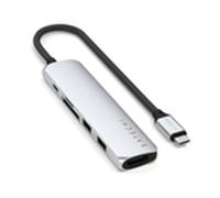 ST-P6SS - Adaptateur multiport USB-C 6-en-1 Slim Satechi , argent