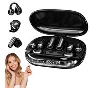 6-in-1 Wireless Earbuds Bluetooth 6.0, Sleep Earbuds, 96H Battery Life (C) | 360 Surround Sound Earbuds with Deep Bass, Noise Reduction Ear Hooks for Gaming Sports, USB-C Fast Charging LED Display